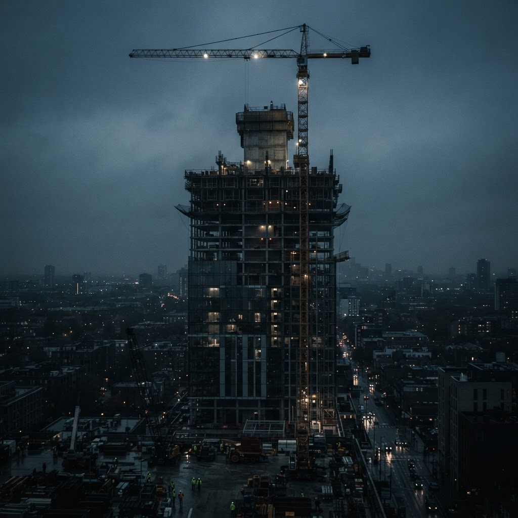 Industry hero — Property & development cinematic environmental shot.