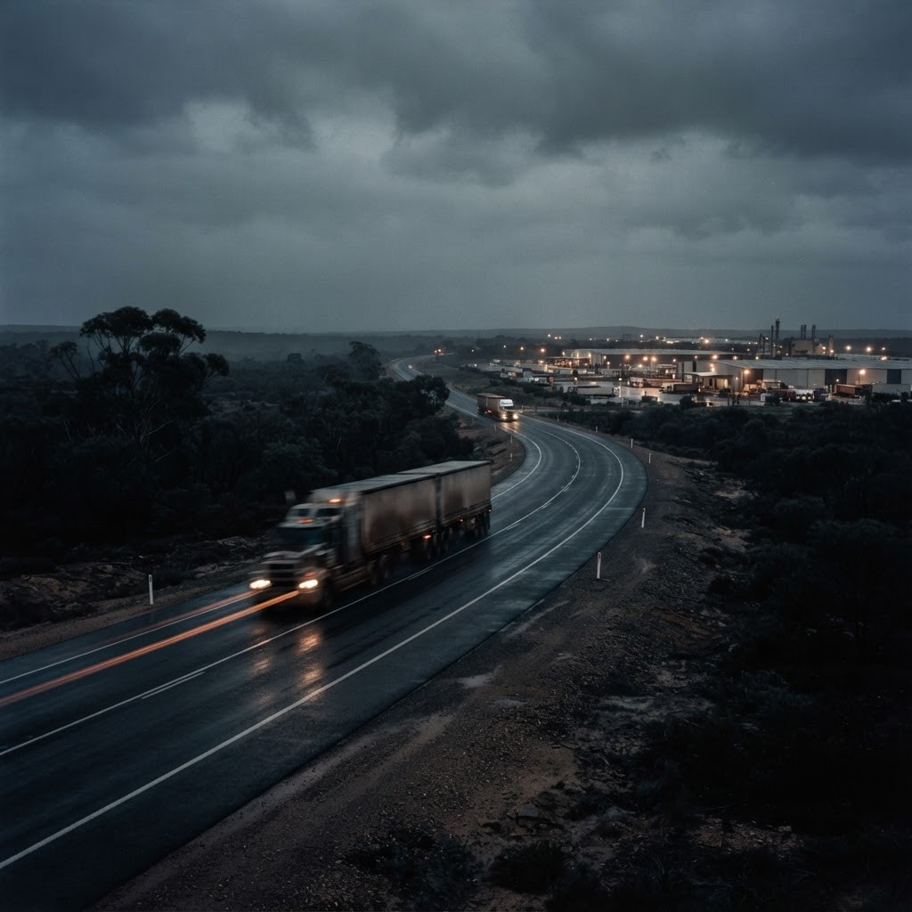 Industry hero — Transport & logistics cinematic environmental shot.